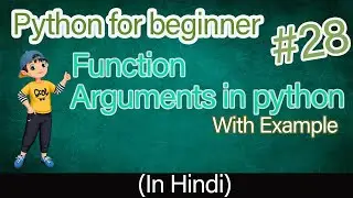 function arguments in python | function in python | python tutorial 2021