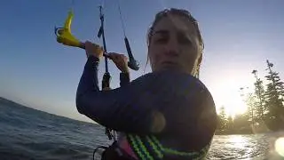 Kiteboard Sunset Session
