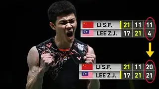 Lee Zii Jia's UNBELIEVABLE COMEBACK against Li Shi Feng