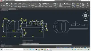 AutoCAD 2D Practice - Key 
