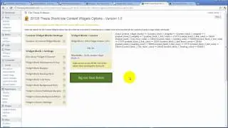 Intro to the Thesis Shortcode Content Widgets Plugin