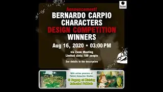 Bernardo Carpio/Salamangkera Character Design Competition Announcement of Winners