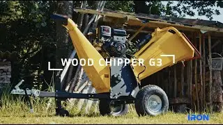 WOOD CHIPPER G3 (Briggs & Stratton 14hp) (ATV / UTV attachment)