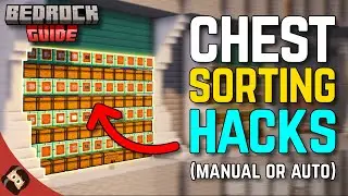 BEST Sorting Tips And Tricks For ALL Storage Systems | Minecraft Bedrock Guide S3 EP44