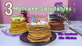 3 Hotcakes saludables facil