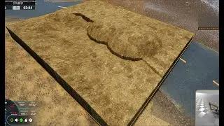 Bulldozer filling pit