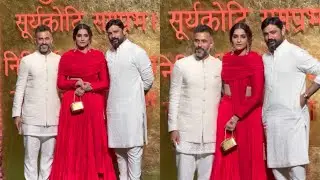 Sonam Kapoor With Husband Anand Ahuja At  Ambani house for Ganpati Darshan in Mumbai