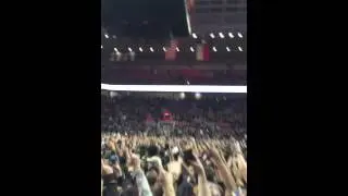 Texas Tech basketball court storm vs. #3 Oklahoma