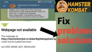 Webpage not available problem solution || Hamster not open problem solution