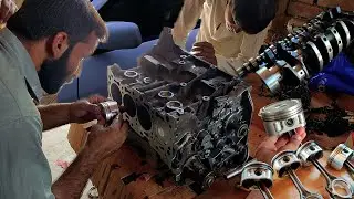 Mitsubishi 1600cc Car Engine Restoration | Full Overhaul and Repair Engine
