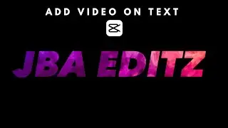 How to add video on Text || Easy Tutorial in mobile || Capcut Tutorial