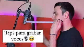 Como grabar voces en un home-studio y qué distancia mantener con el micrófono🗣️🎙️