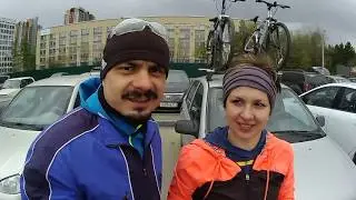 Воскресная покатушка на велосипедах.
