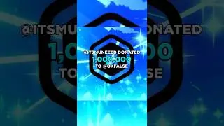 FIRST EVER PLS DONATE 2 SMITE! #shorts #viral #roblox #plsdonate