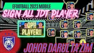 JOM!! BUAT KERJA GILA, BORONG SEMUA PLAYER JDT. FORESTIERI & BERGSON PADU!!. EFOOTBALL 2023 MOBILE