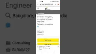 EY(ERNST & YOUNG) RECRUITMENT 2021 | SALARY ~50000/month |Data and Analytics _ Associate Software En