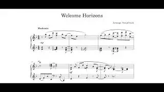 Welcome Horizons (From Animal Crossing: New Horizons), Piano Arrange