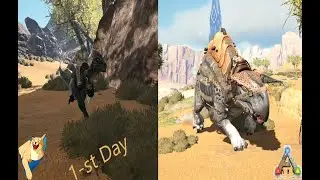 Ark Scorched Earth. Начало выживания. 1 серия