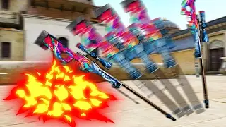 ВЫЗОВЫ В CS:GO НА DUST 3 - AWP + ГРАНАТА. 360 НОУ СКОП С AWP.