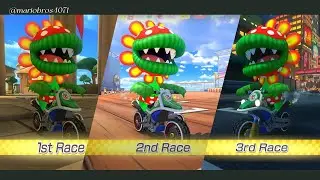 Mario Kart 8 Deluxe | Petey Piranha | Feather Cup | 4K