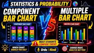 Difference Between Component and Multi bar Chart | Statistics and Probability  | Lecture 18 | Urdu