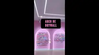 Como fazer um Arco com Drywall Passo a Passo #shorts