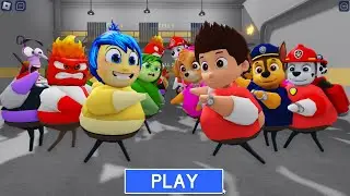 INDISE OUT 2 BARRY vs PAW PATROL BARRY New Obby! Full Game Walkthrough #roblox