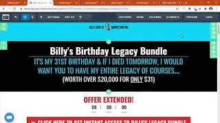Clickfunnels Funnel Building Walkthrough (Billy Gene's Campaign)