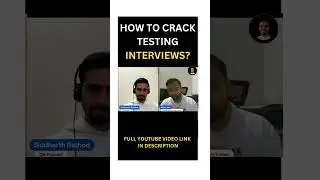 How to crack QA Interview | How to crack Automation Testing Interview | How to pass QA Interview