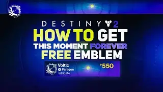 This Moment Forever Emblem! Free Twitch Drop Emblem | Destiny 2 The Dawning 2025