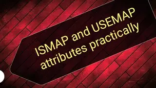 Practical example for ismap and usemap attributes in HTML || HTML in telugu