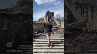The Great Wall of China is the World's Oldest Stair Master! #shorts #greatwall #greatwallofchina