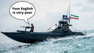 When Iranian Gunboat confronts British Warship