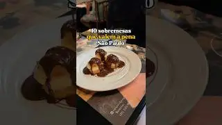 Sobremesas São Paulo #restaurantessp #saopaulo #sobremesa #restaurantes