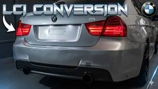 BMW E90 Pre LCI to LCI Rear Conversion | Trunk & Taillights (DIY)