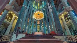 Experience La Sagrada Familia Like Never Before: 4K HDR Inside Walking Tour