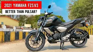 2021 YAMAHA FZS FI v3 BS6 Detailed Ride Review | Mileage | Price | Changes