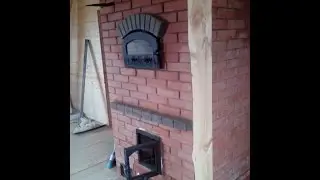 Двухэтажная отопительно варочная печь с хлебной камерой