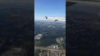 View from the airplane porthole