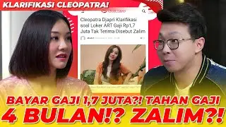 CLEOPATRA EX-JKT48: BAYAR GAJI 1,7 JUTA CUKUP KOK!? ENAK JADI PEMBANTU SAYA!?