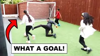 EXTREME GARDEN FOOTBALL MATCH | 9 Goal Thriller!