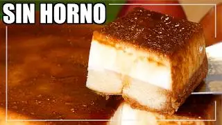 Postre sin horno mas FÁCIL y RICO 😋 | Tarta de queso y caramelo con sobaos 🧀😍 Receta # 945