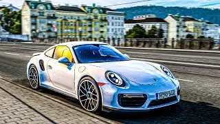 Porsche 911 Turbo S 2016 mod | ETS 2 1.44 Gameplay