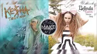Kesha / Belinda, Pitbull - Take it Off, Egoista (Mako Mashup)