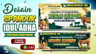 Free Download !! Desain Banner Idul Adha 2024 #nurdesigns