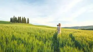 Happy Photographers in Tuscany