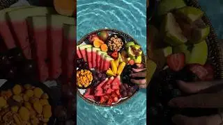 Fruchtplatte #snacks #fruits #fruitplatters #viralfood #summer #urlaub #platter #obst