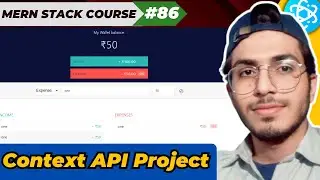 Wallet Project In React using CONTEXT API | MERN STACK EP - 86 | Pakistani Developer