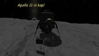 Apollo 11 recreation In Kerbal Space Program