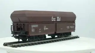 Vintage Lima H0 302930 Erz IIId DB Self-Unloading Wagon Car.